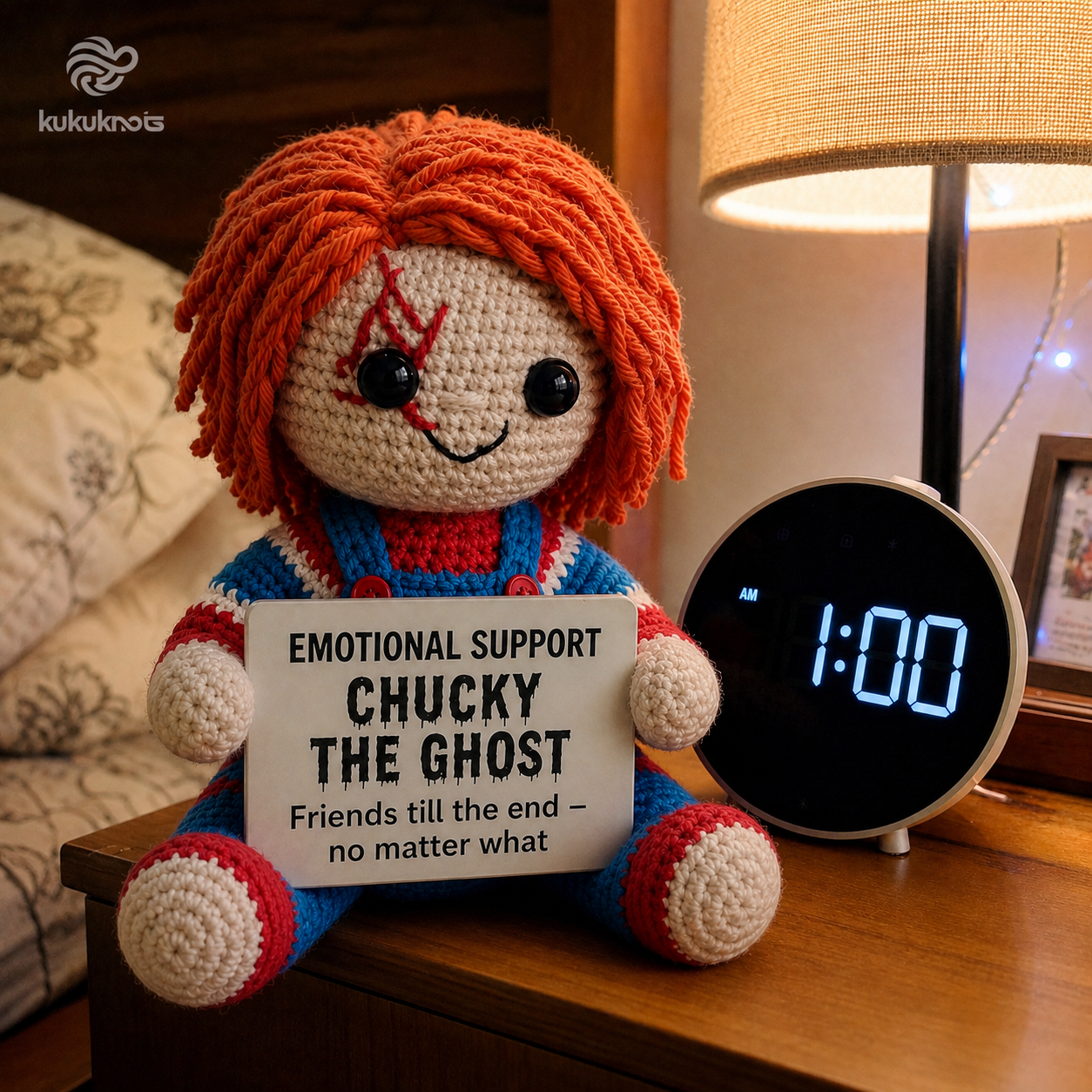 Emotional Support Chucky Crochet Doll