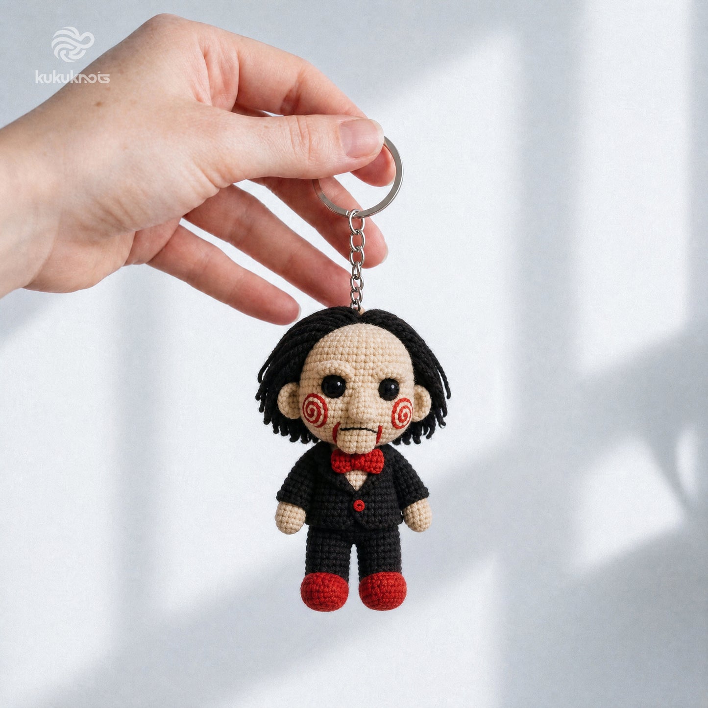 Emotional Support Billy The Puppet Crochet Doll
