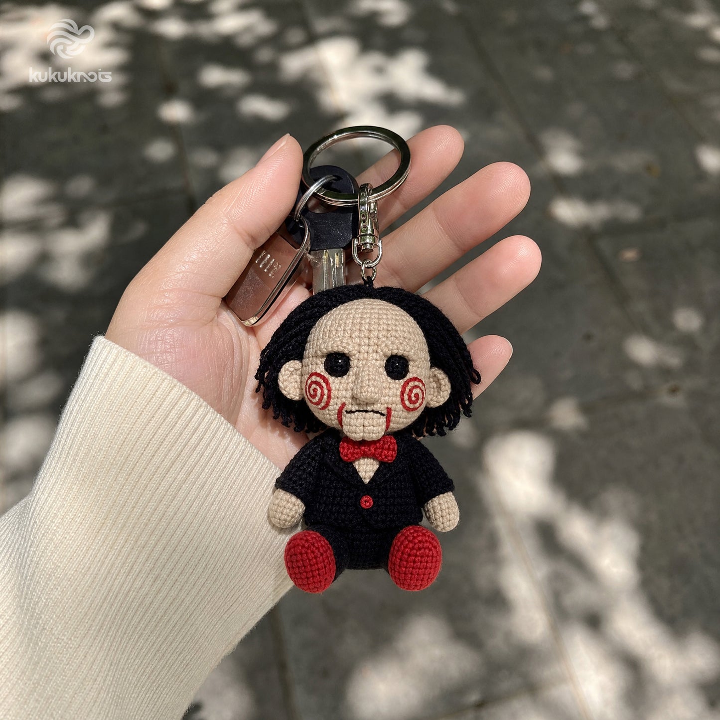 Emotional Support Billy The Puppet Crochet Doll
