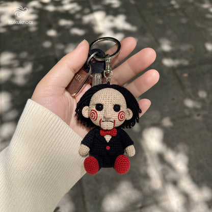 Emotional Support Billy The Puppet Crochet Doll