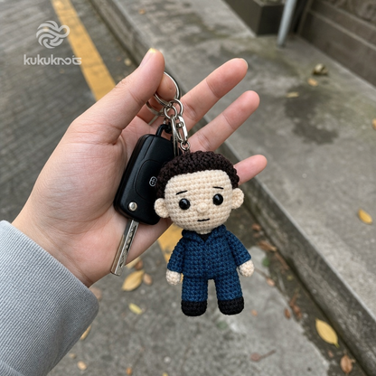 Emotional Support Michael Myers Crochet Doll