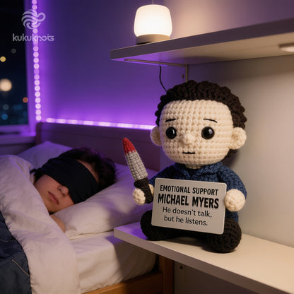 Emotional Support Michael Myers Crochet Doll