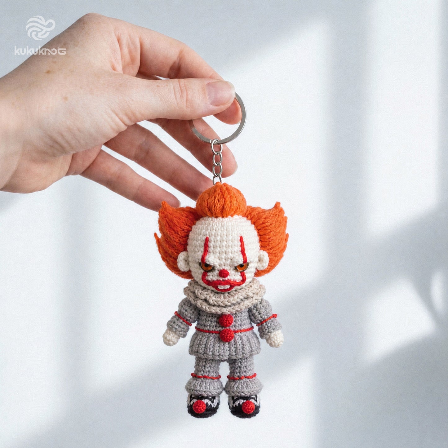 Emotional Support Pennywise Crochet Doll